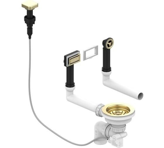 

Сифон Alveus POP UP GOLD с рамкой и заглушкой (1144850)