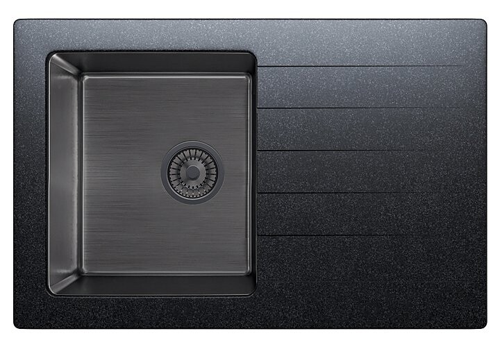 

Кухонная мойка Tolero TTS-760 Black Edition (911)