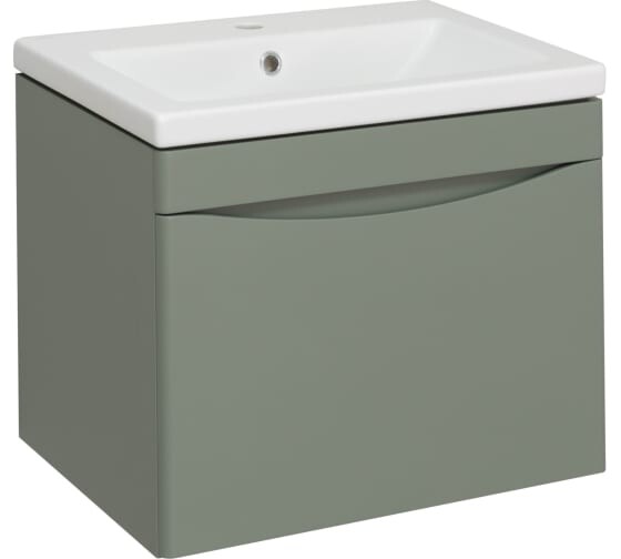 

Тумба Runo Афина 60 подвесная цемент (под умывальник Moduo 60 ) (00-00001205)