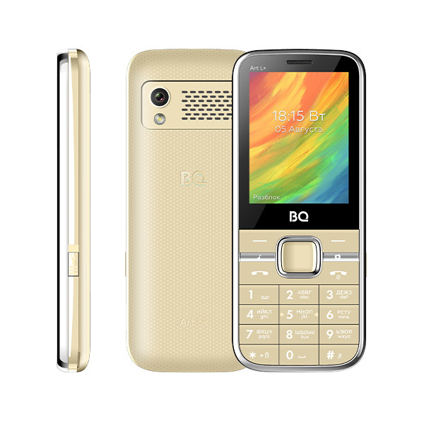 

Телефон BQ 2448 Art L+ Gold