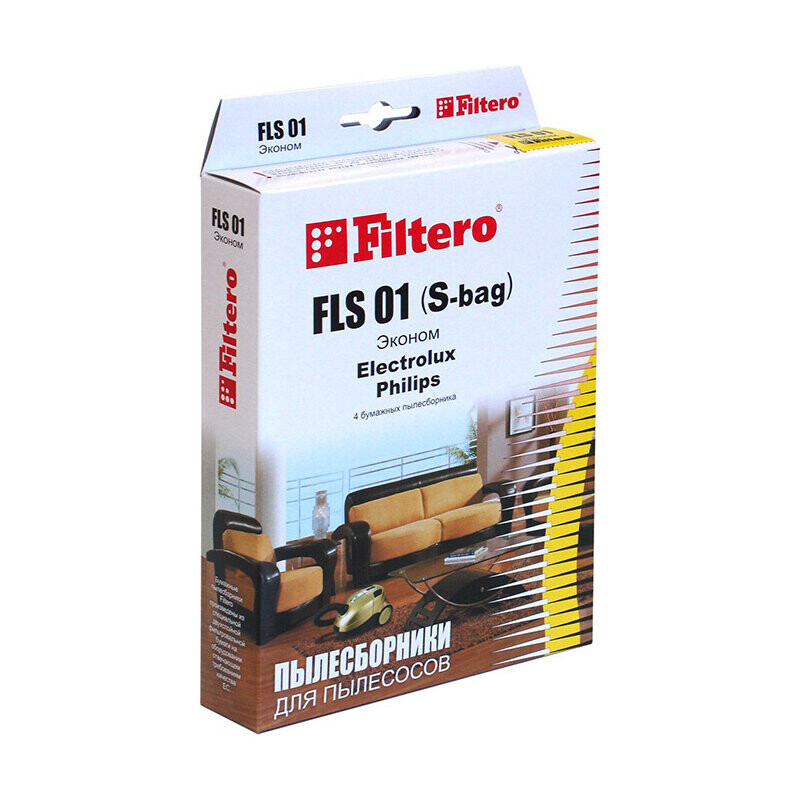 

Мешок для пылесоса Filtero FLS 01 (S-bag) ECONom