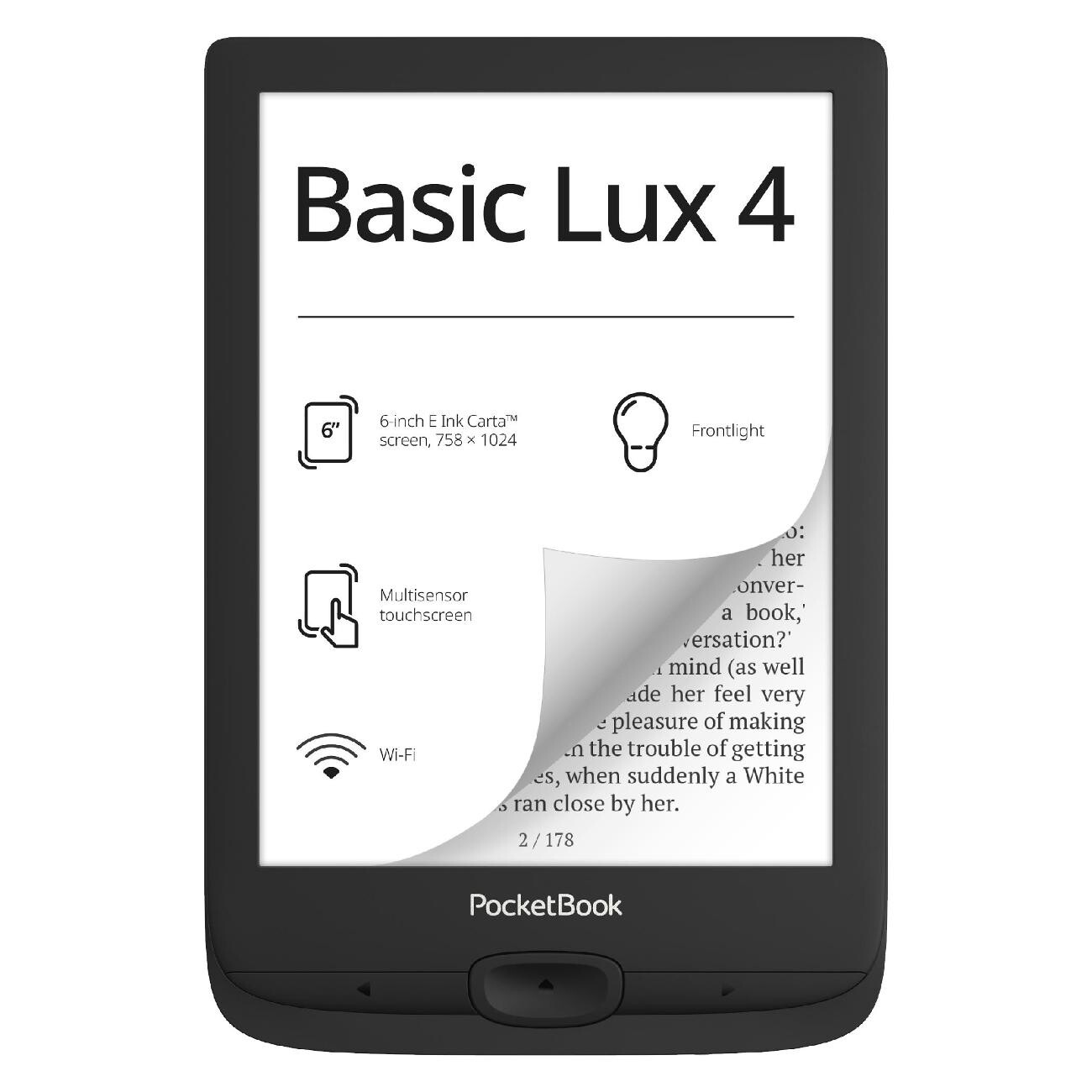 

Электронная книга PocketBook 618 Basic Lux Ink Black (PB618-P-WW)