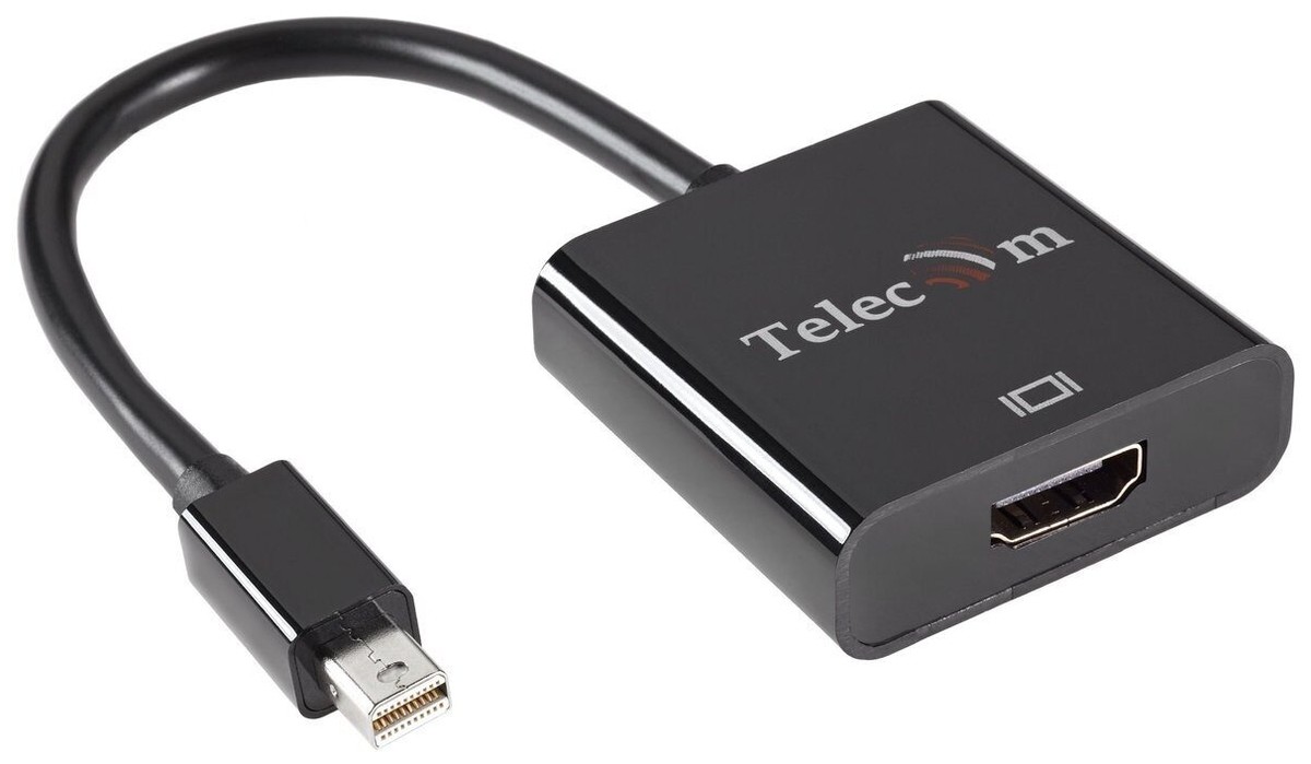 

Кабель Telecom Mini DisplayPort (M) -) HDMI (F) (TA6056)