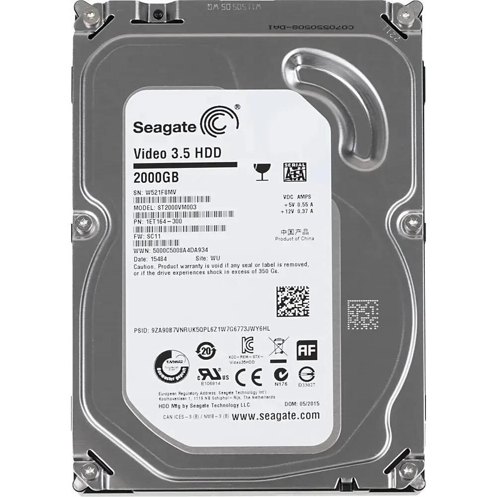 

Жесткий диск Seagate ST2000VM003 SATA-III/2Tb/5900rpm/64Mb/3.5