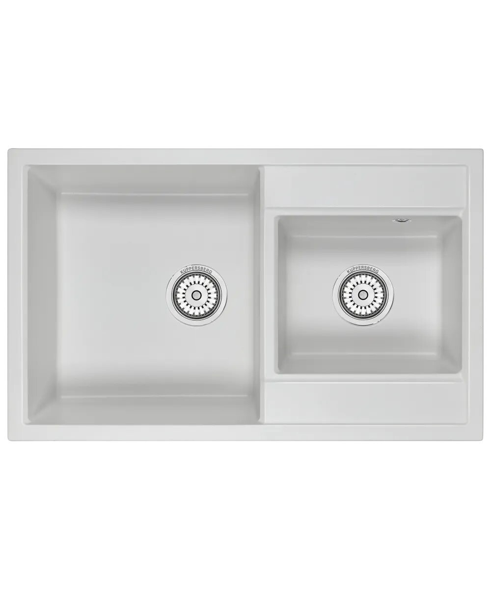 

Кухонная мойка Kuppersberg MODENA 80 NL 1,5B WHITE
