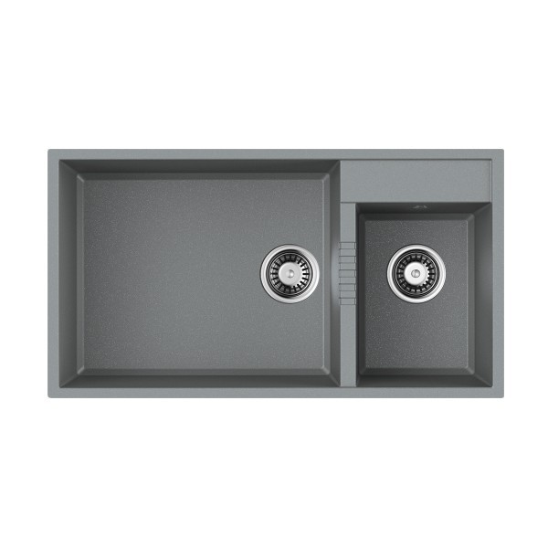 

Кухонная мойка Omoikiri Tedori 85-2-U-GR leningrad grey NEW
