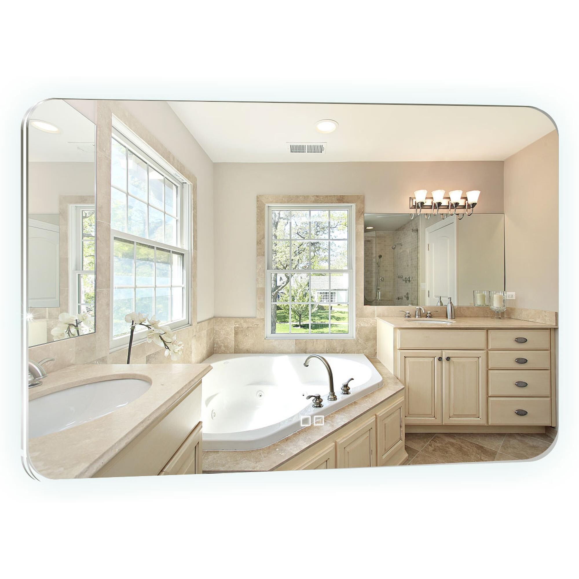 

Зеркало Silver Mirrors Паллада 915х685мм подогрев, сенсорный выключатель, горизонтальное (LED-00002342