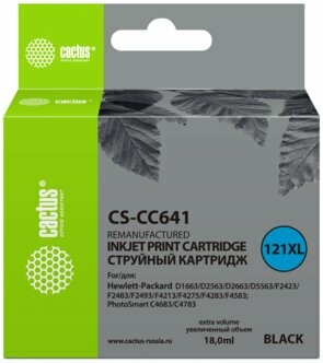 

Картридж Cactus CS-CC641 N121XL черный
