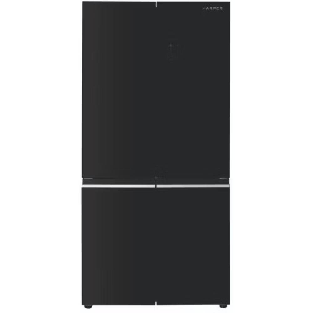 

Холодильник Side by Side Harper RH6966BW черное стекло