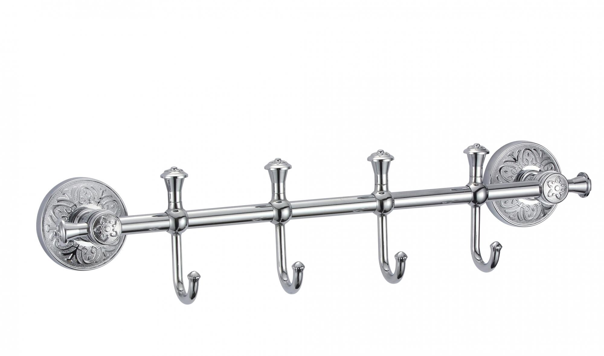

Аксессуар для ванной Savol S-005874A Планка с крючками (4 крючка)
