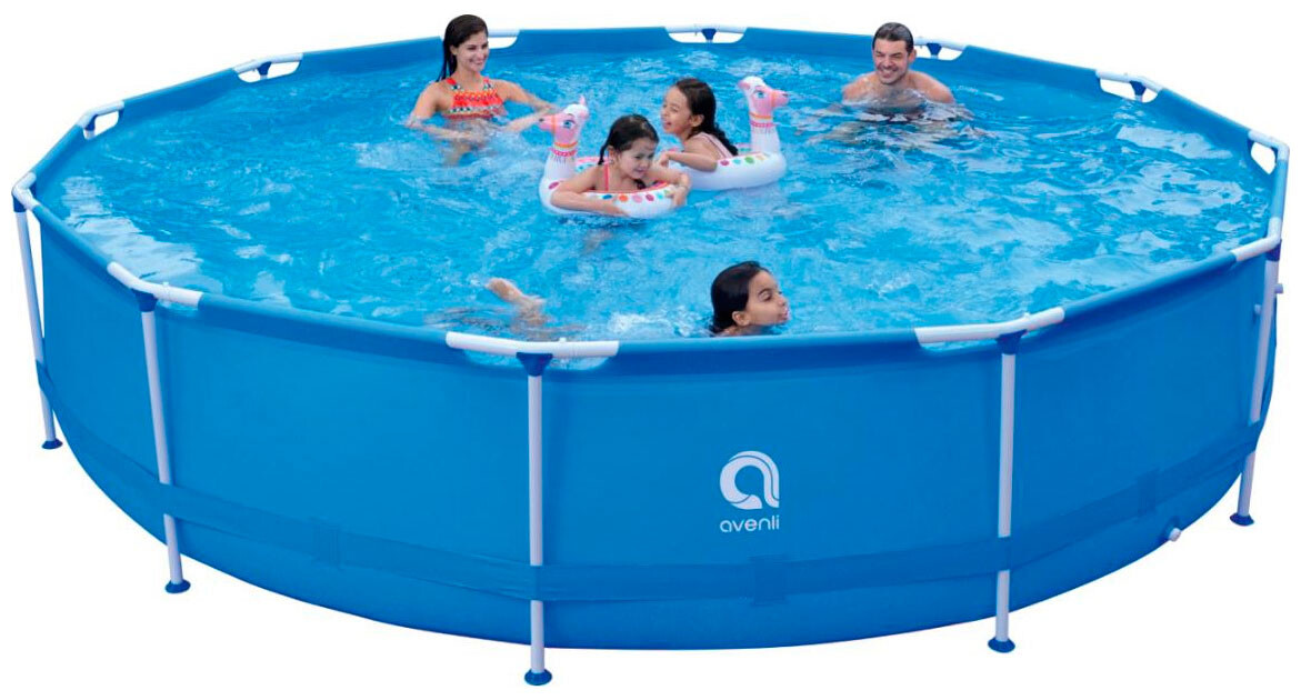 

Бассейн Avenli Круглый со стальным каркасом 420х84 (17800)