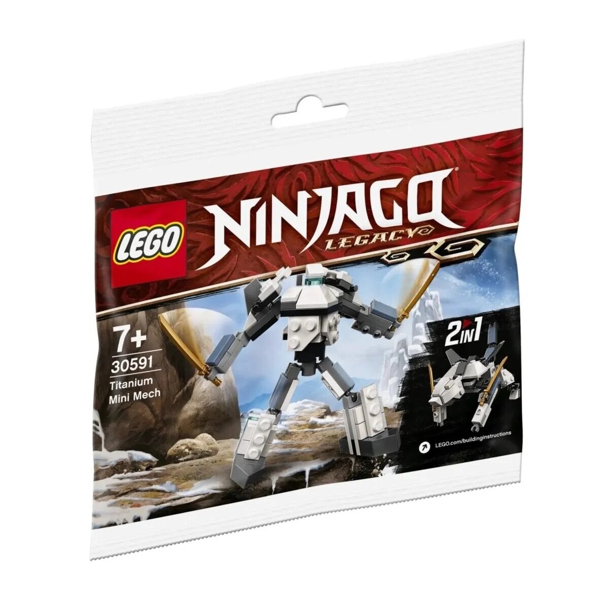 

Конструктор LEGO Ninjago Титановый мини-механик (30591)