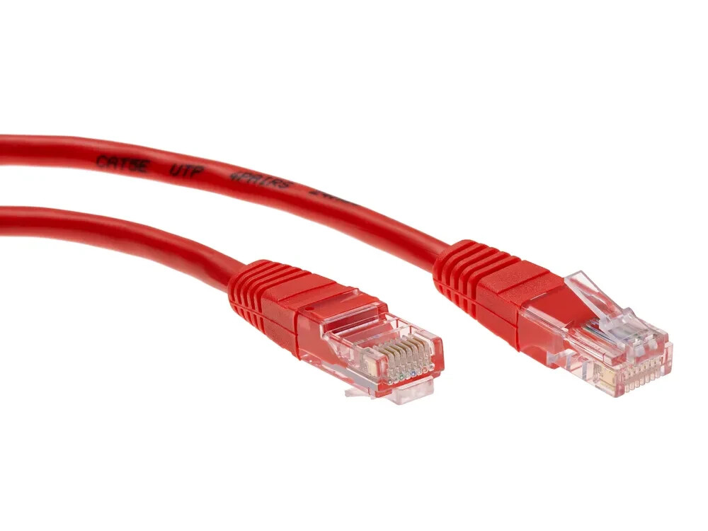 

Патч-корд Telecom PATCH CAT5E UTP 5M RED (NA102-R-5M)