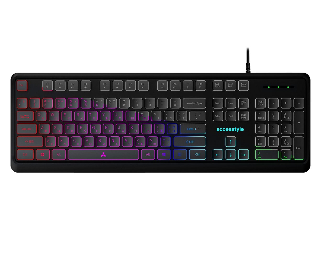 

Клавиатура Accesstyle K202-OCL Dark Gray