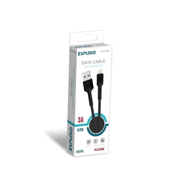 

Кабель EXPLOYD EX-K-1261 USB-8 Pin 1М чёрный