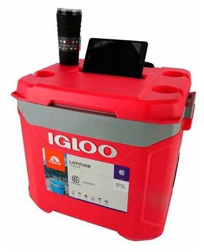 

Сумка-холодильник Igloo Latitude 60 QT Roller red (00034470)