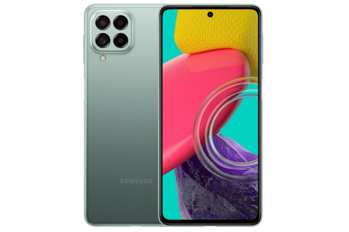 

Телефон Samsung Galaxy M53 8/256Gb зеленый (SM-M536)