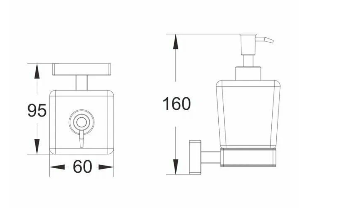 Дозатор Shevanik SG5644H черный