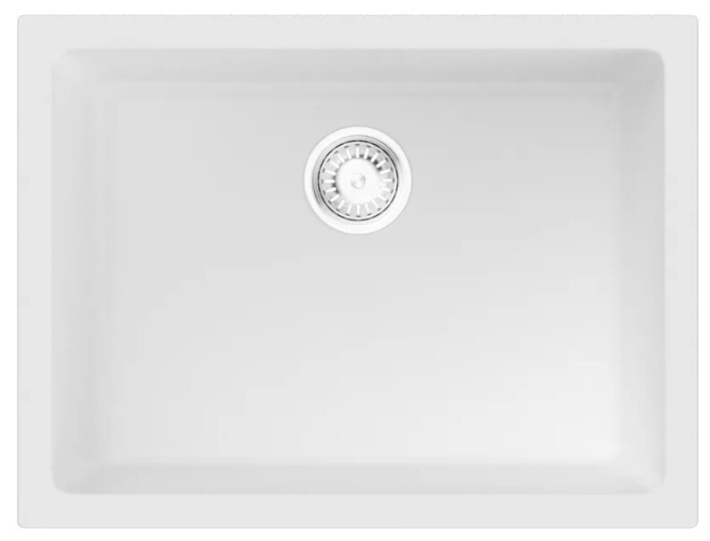 

Кухонная мойка Omoikiri Okinoshima 61-U/I-WH Glossy Natceramic/белый