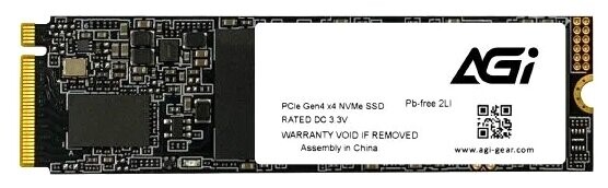 

SSD накопитель AGI AI818 M.2 2280 PCI-E 4.0 x4 512Gb (AGI512G44AI818)