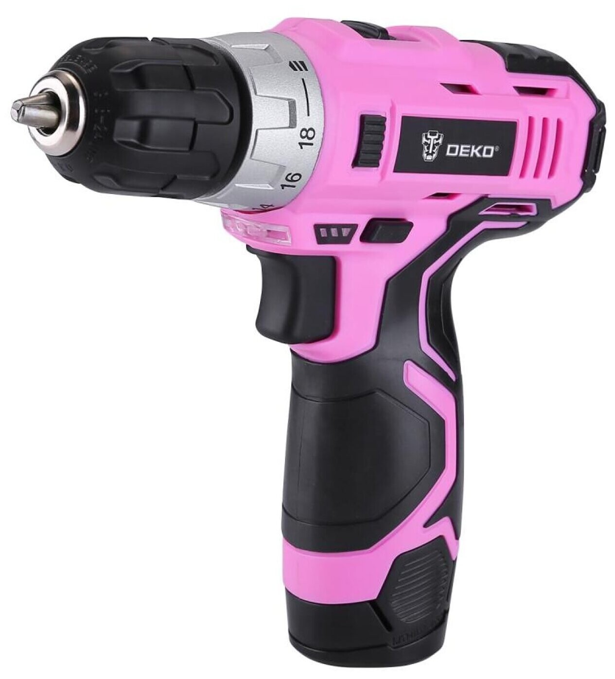 

Шуруповерт Deko GCD12DU3 PINK SET2 13пр (063-4171)