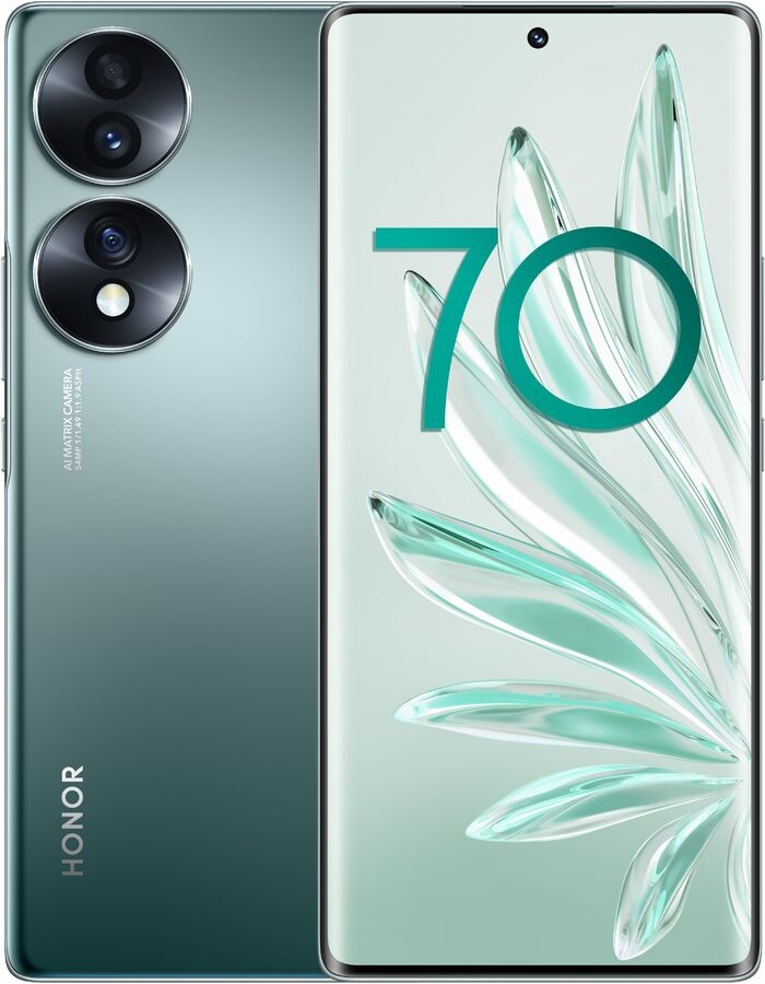 

Телефон Honor 70 8/128Gb зеленый (FNE-NX9/5109AJAN)