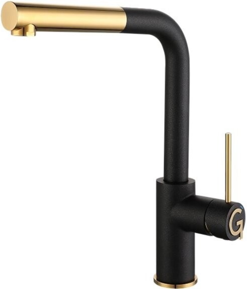

Смеситель для кухни Rivelato Albano 1573503 antracite oro