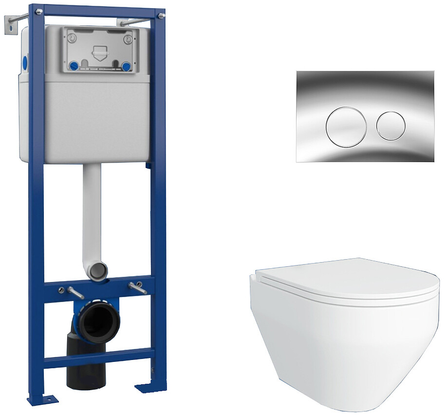 

Комплект инсталляции Maretti CA29EA01552 (3в1: унитаз CA10PBM29-844, инсталляция AC11P5211, кнопка AC12EA-015)