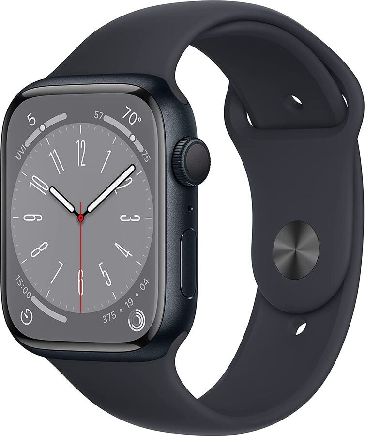 

Умные часы Apple Watch Series 8 45мм темная ночь (MNUL3LL/A)