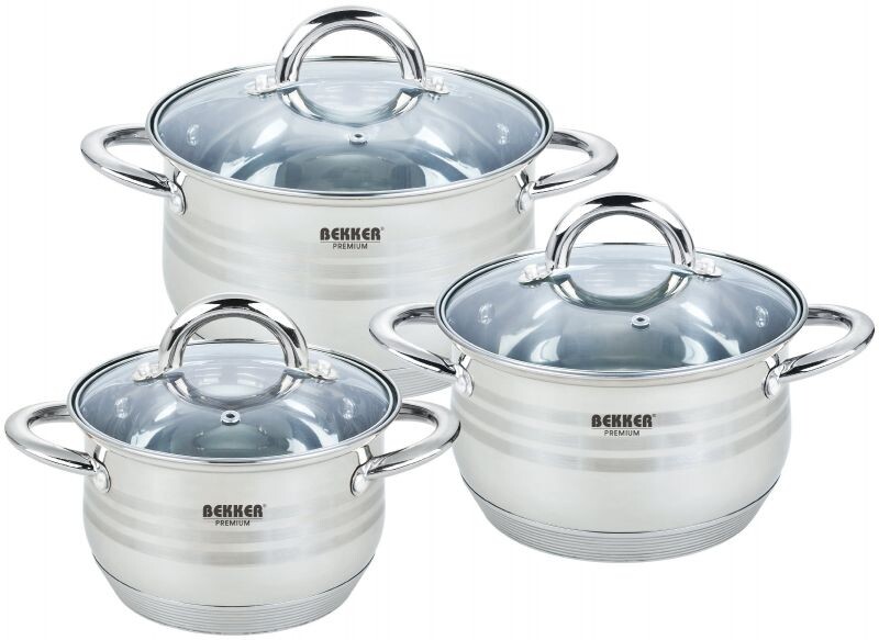 

Набор посуды Bekker BK-1604 6пр