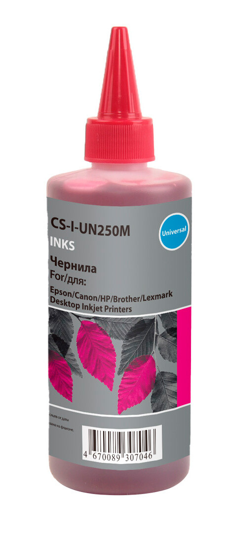 

Чернила для картриджа Cactus CS-I-Un250M пурпурный 250мл