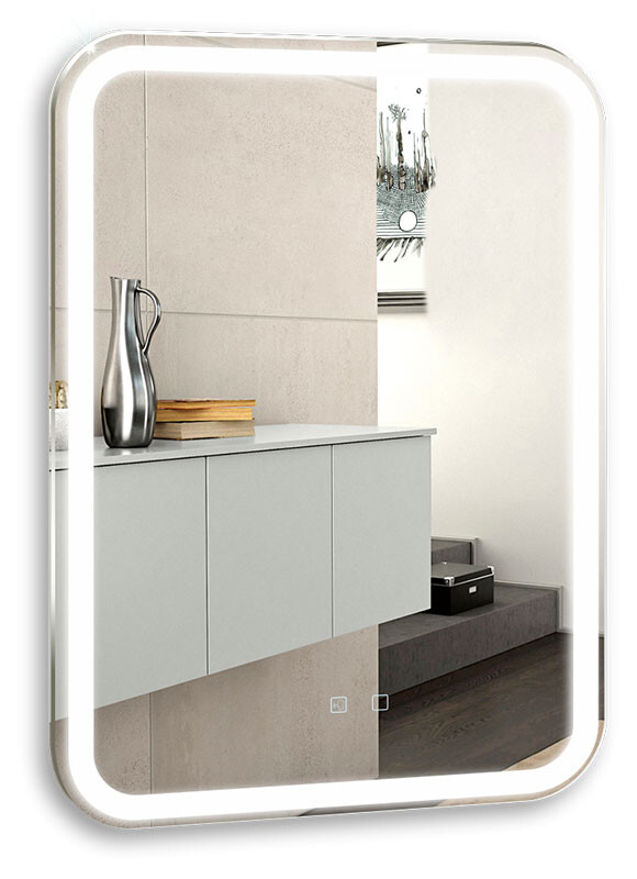 

Зеркало Silver Mirrors Мальта-VOICE 550*800мм голос.управление, подогрев,сенс. выключатель (LED-00002615)