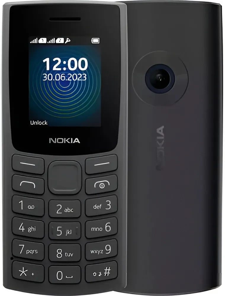 

Телефон Nokia 110 DS CHARCOAL (TA-1567)