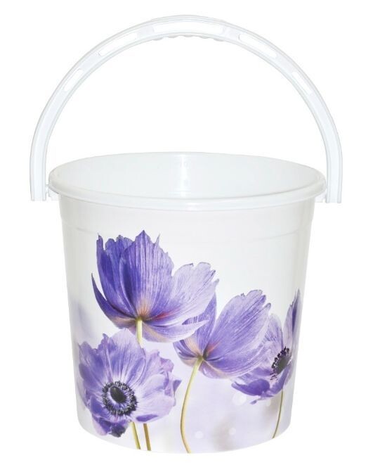 

Ведро для уборки Violet Синие маки 10л (110130)