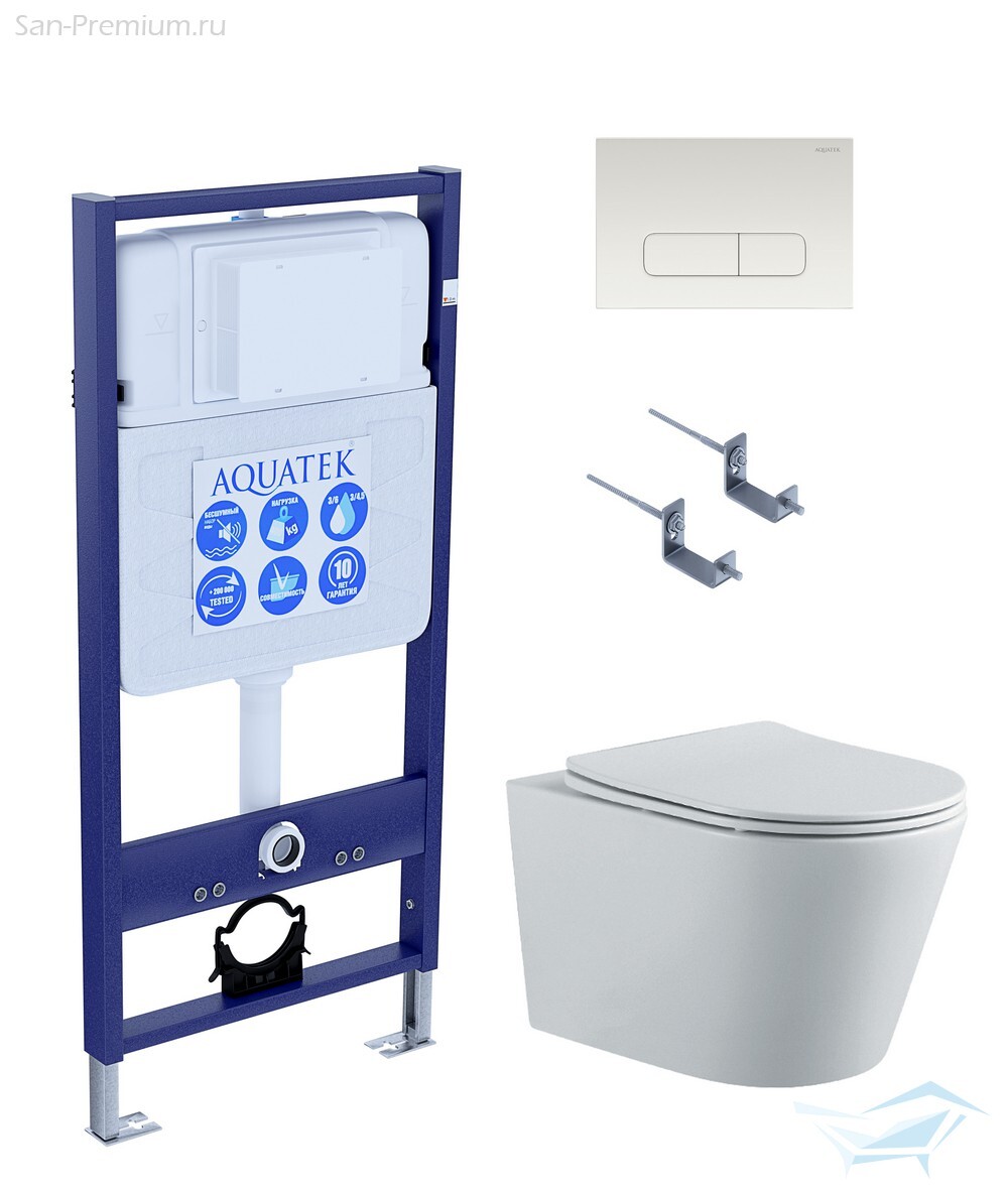 

Комплект инсталляции Aquatek SET ВЕГА-1905-013 (INS-0000012 + KDI-0000013 + KKI-0000002 + унитаз ВЕГА AQ1905-00)