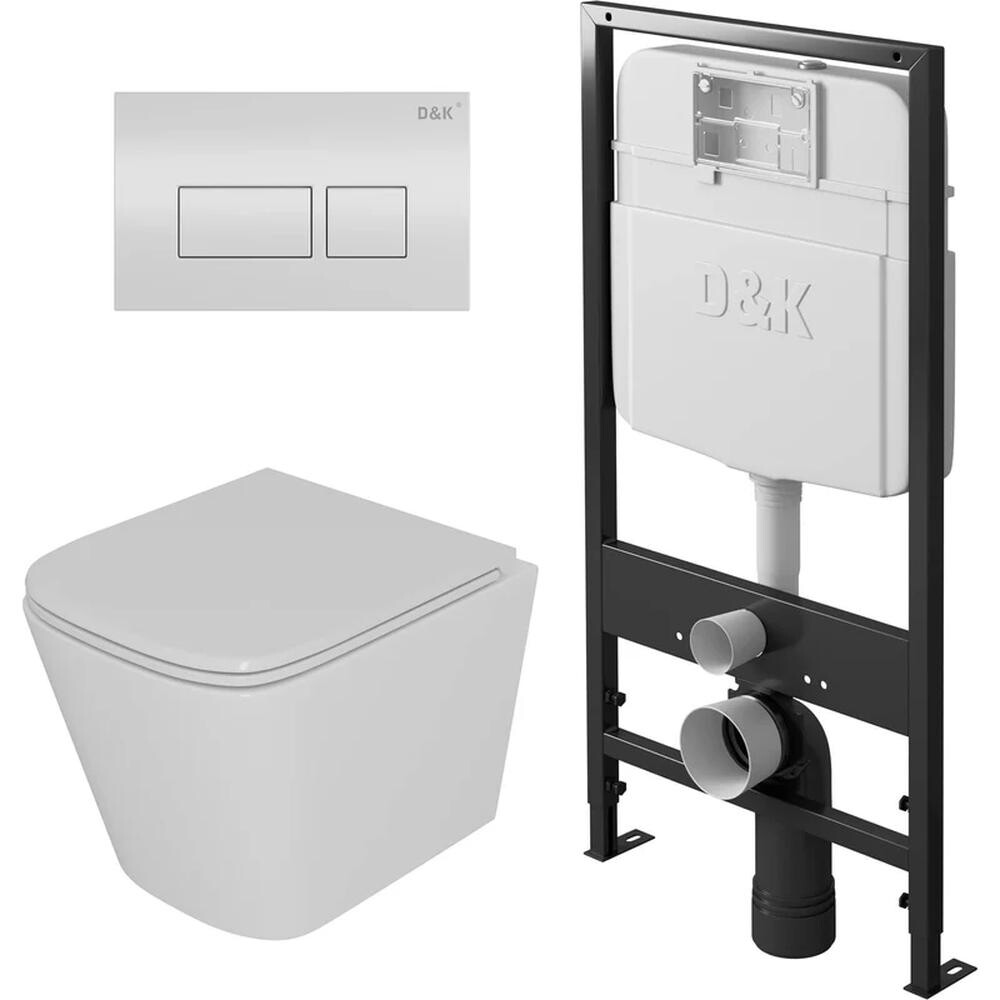 

Комплект инсталляции D&K DS1392501 (Комплект: унитаз DT1396025, инсталляция DI8055119, клавиша смыва DB1439025)