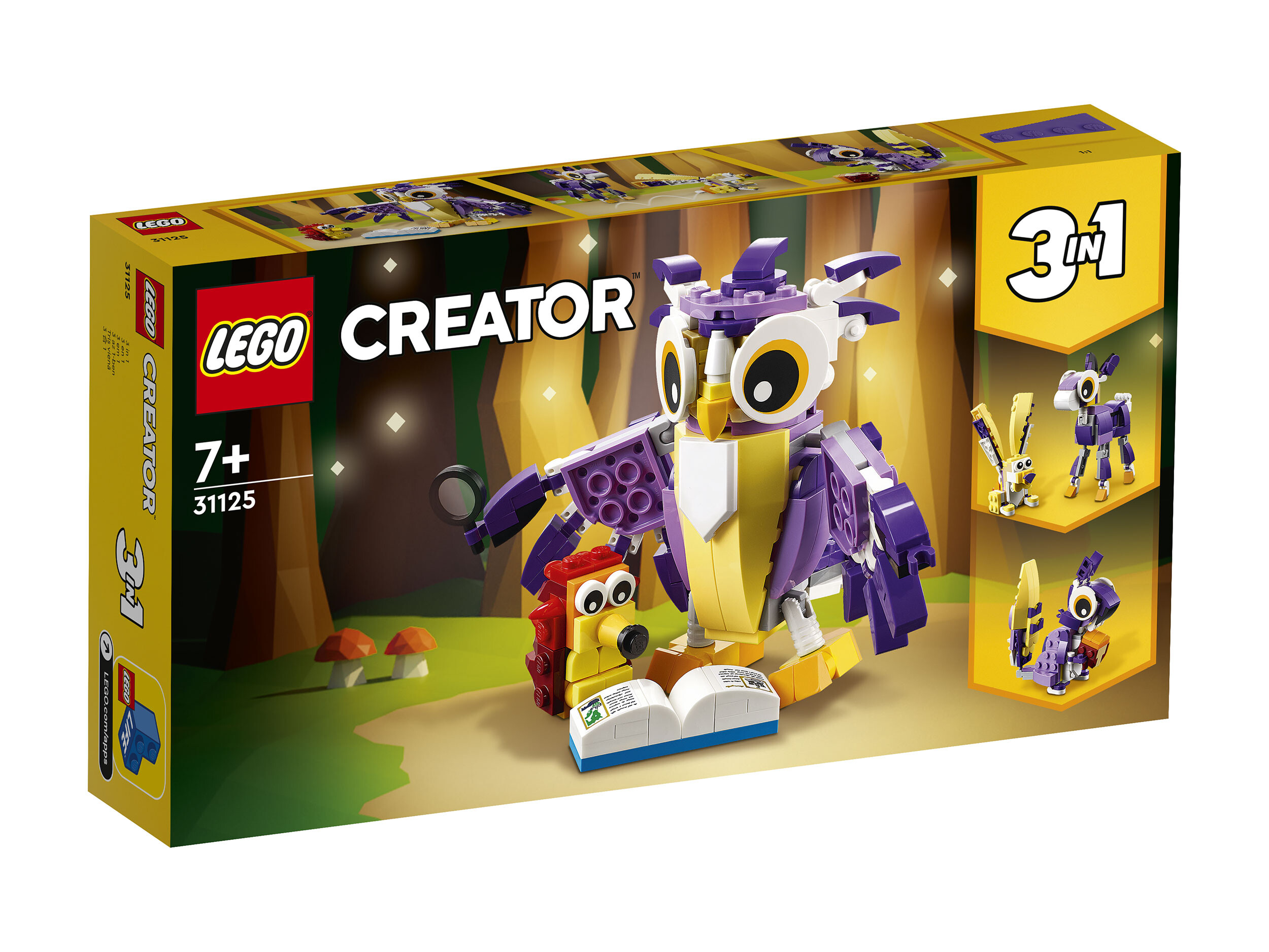 

Конструктор Lego Creator Удивительные лесные обитатели (31125)