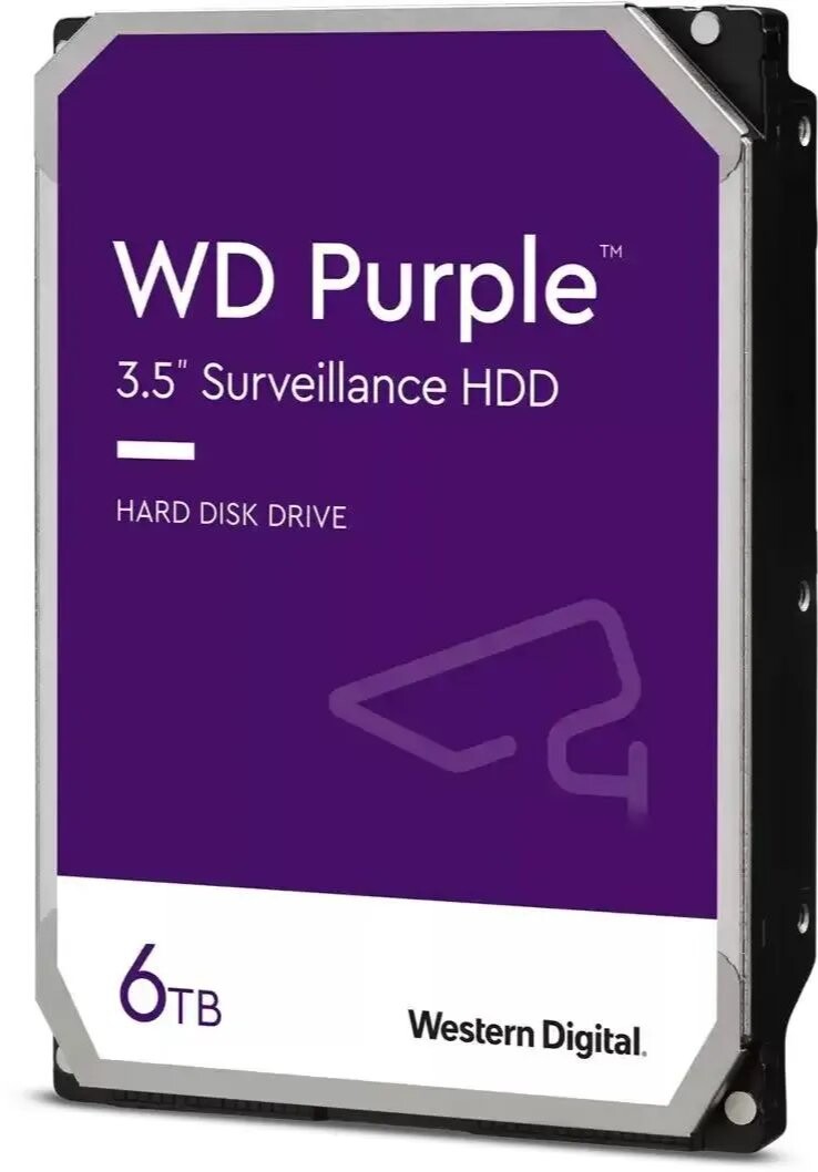 

Жесткий диск Western Digital Purple 6ТБ SATA III (WD64PURZ)