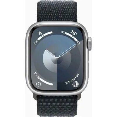 

Умные часы Apple Watch Series 9 (A2980) 45мм серебристый (MR9R3LL/A)