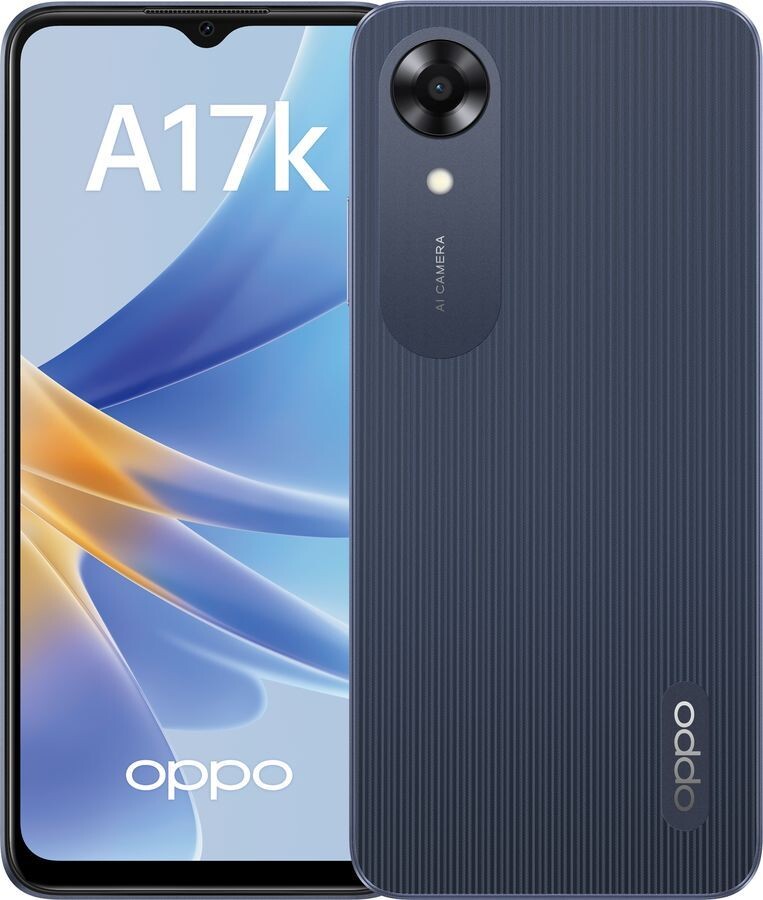 

Телефон OPPO A17k 3/64 синий (CPH2471)