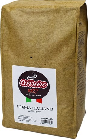 

Кофе Carraro Crema Italiano 1кг (в зернах)