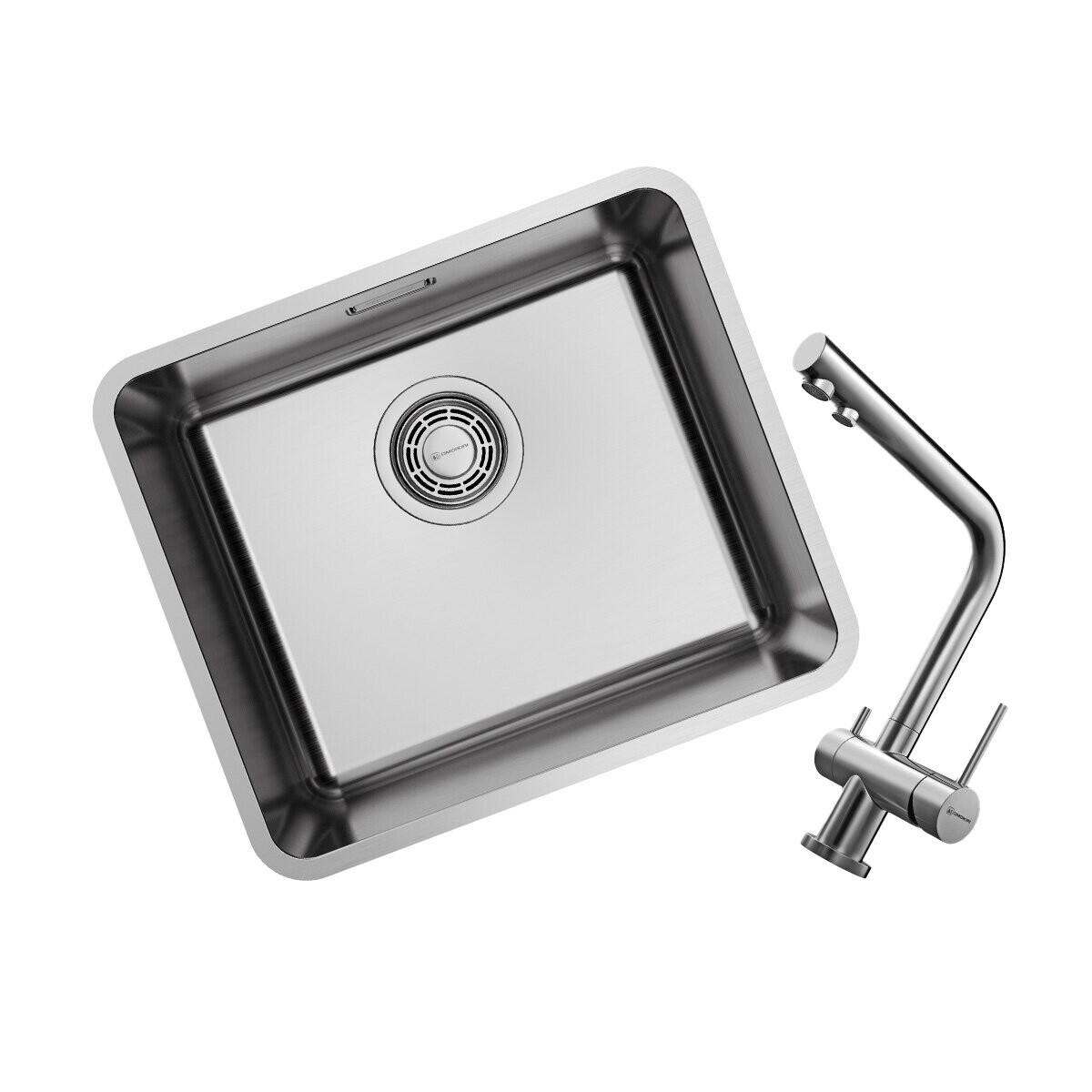 

Кухонная мойка Omoikiri Omi 43-U/I-IN Ultra Mini +Смеситель Nagano-BN (7402.4011)