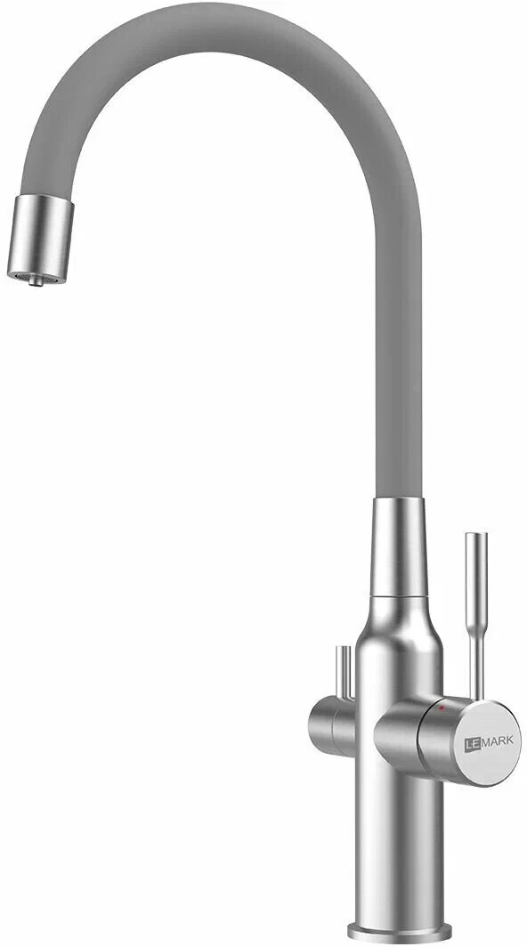 

Смеситель для кухни Lemark Expert LM5083S-Gray