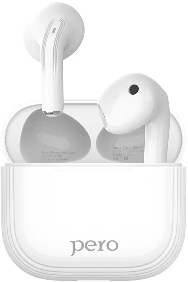 

Наушники PERO TWS02 COMFORT White