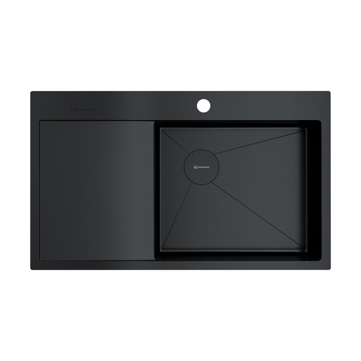 

Кухонная мойка Omoikiri Akisame 86-GB-R Side