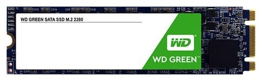 

SSD накопитель Western Digital M.2 2280 480GB GREEN (WDS480G3G0B)