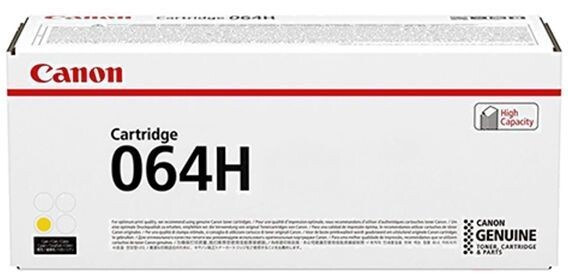 

Картридж Canon CRG 064 H Y (10400стр.)