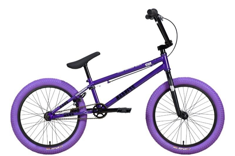 

Велосипед взрослый Stark Madness BMX 4 серо-фиолетовый/черный/фиолетовый (HQ-0014376)