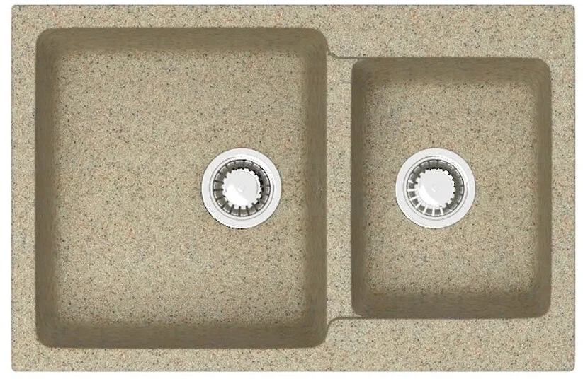 

Кухонная мойка Azario Grand Песочная (765х500х190) сифон + герметик (CS00079905)
