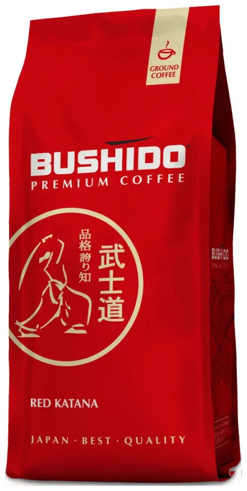 

Кофе Bushido Red Katana 227гр Ground Pack (молотый)